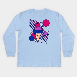 Sweet Pride - Bisexual Kids Long Sleeve T-Shirt